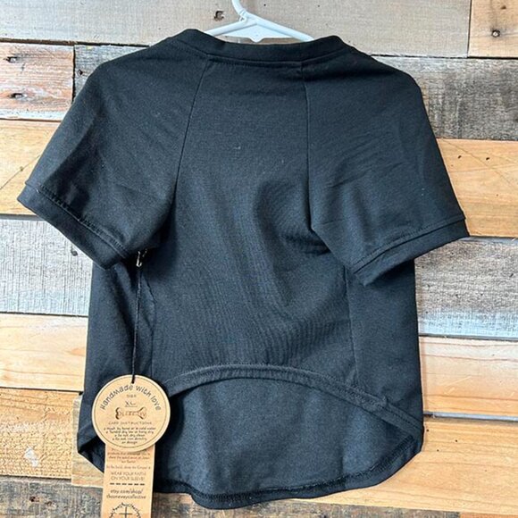 Dog Tee Shirt, "Woof if You Love Jesus" - Picture 2 of 3